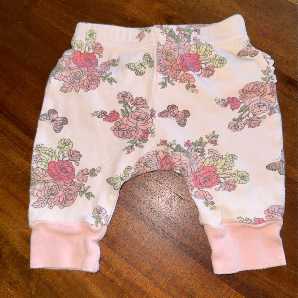 Laura‎ Ashley Pink Floral Baby Pants